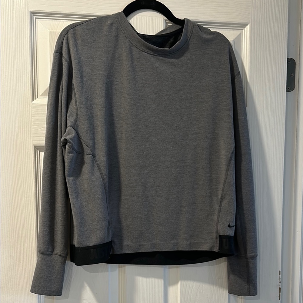 Nike Gray Long Sleeve Top